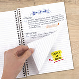 Five Star Recycled Notebook, 3 Subject, College Ruled, 6" x 9 1/2"-071723289218-LR-363505-3-LR eShop