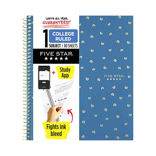 FIVE STAR STYLE NTBK 80CT CR-071723096618-LR-349735-1-LR eShop
