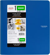 FIVE STAR Three Ring Plastic Binder - Assorted Colors, 1"-043100261346-LR-324386-4-LR eShop
