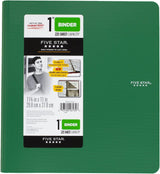 FIVE STAR Three Ring Plastic Binder - Assorted Colors, 1"-043100261346-LR-324386-5-LR eShop