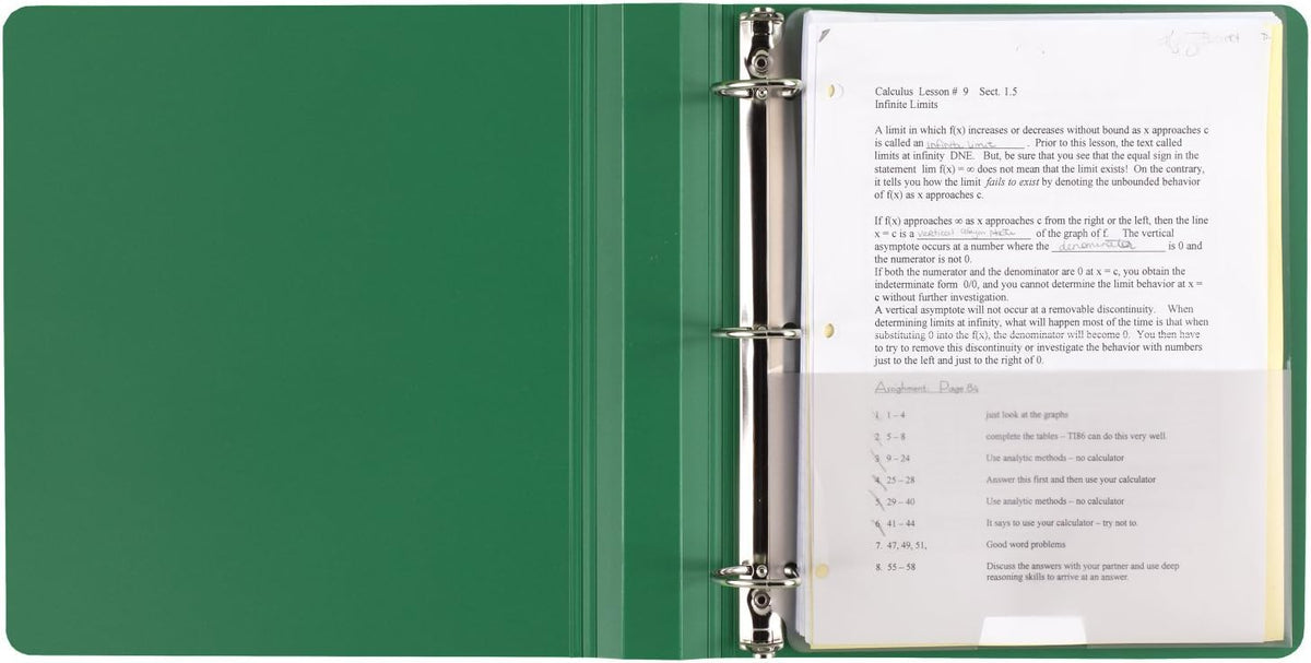 FIVE STAR Three Ring Plastic Binder - Assorted Colors, 1.5"-043100261360-LR-325897-3-LR eShop