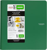 FIVE STAR Three Ring Plastic Binder - Assorted Colors, 1.5"-043100261360-LR-325897-8-LR eShop