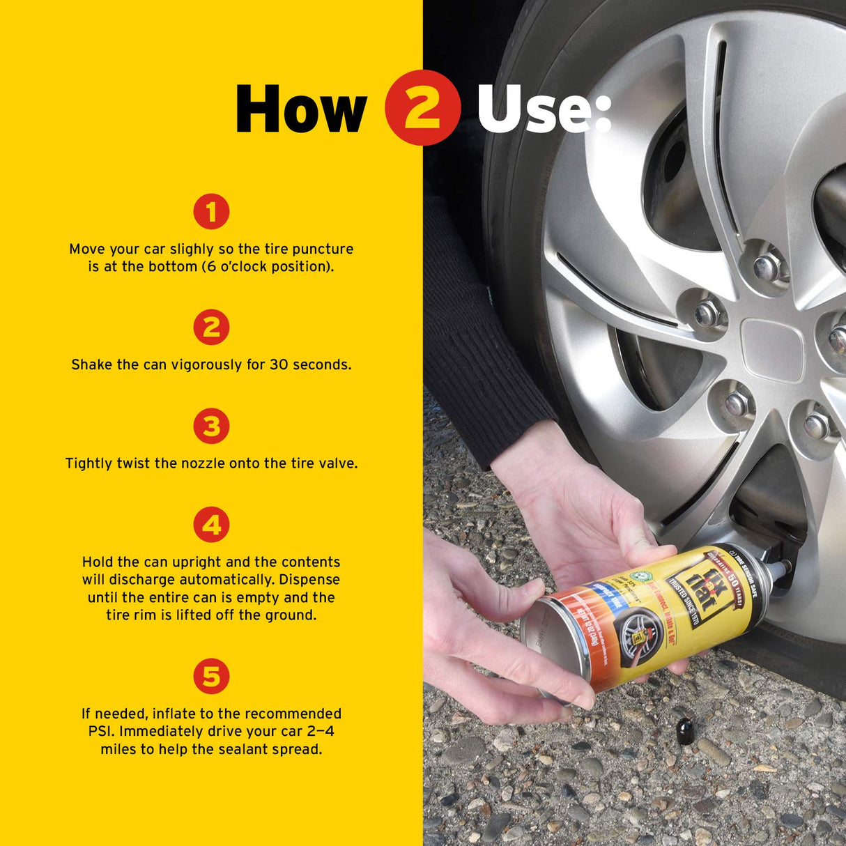 Fix-A-Flat Tire Sealant and Car Tire Inflator for Compact Tires-716281507847-LR-315836-5-LR eShop