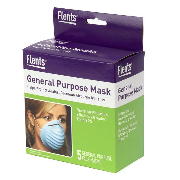 Flents General Purpose Face Mask, 5 count-023185056051-LR-07470-3-LR eShop