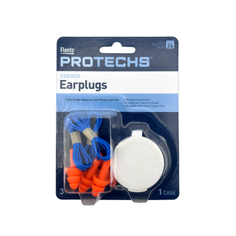 Flents PROTECHS Corded Ear Plugs with Case-023185003536-LR-359260-1-LR eShop