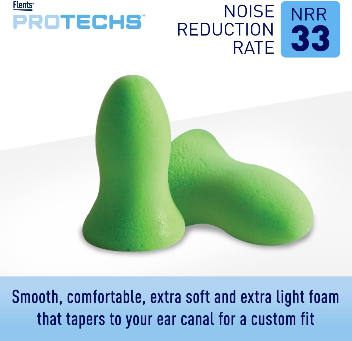 Flents PROTECHS Quiet Contour Foam Ear Plugs - Green, 10 pairs-025715004655-LR-254165-3-LR eShop