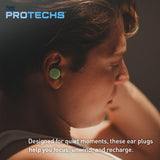 Flents PROTECHS Quiet Contour Foam Ear Plugs - Green, 10 pairs-025715004655-LR-254165-7-LR eShop