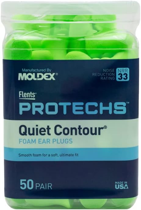 Flents PROTECHS Quiet Contour Foam Ear Plugs - Green, 50 pairs-025715690155-LR-346432-1-LR eShop