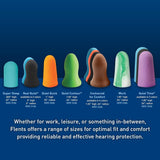 Flents PROTECHS Quiet Contour Foam Ear Plugs - Green, 50 pairs-025715690155-LR-346432-6-LR eShop