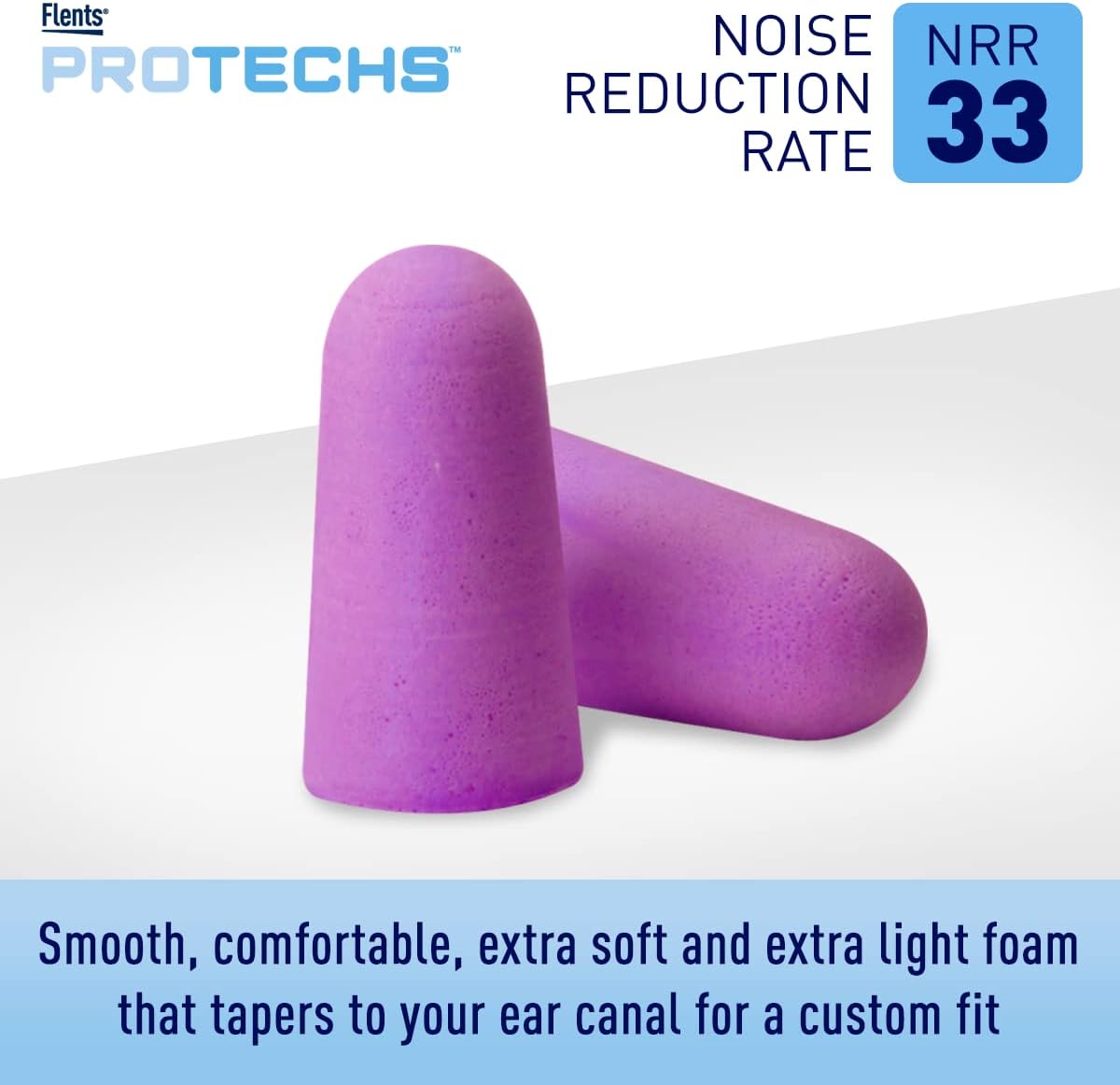 Flents PROTECHS Quiet Time Foam Ear Plugs - Purple, 10 pairs-023185680003-LR-338797-5-LR eShop