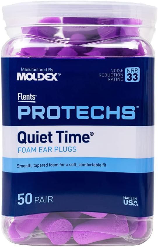 Flents PROTECHS Quiet Time Foam Ear Plugs - Purple, 50 pairs-023185680010-LR-303593-1-LR eShop