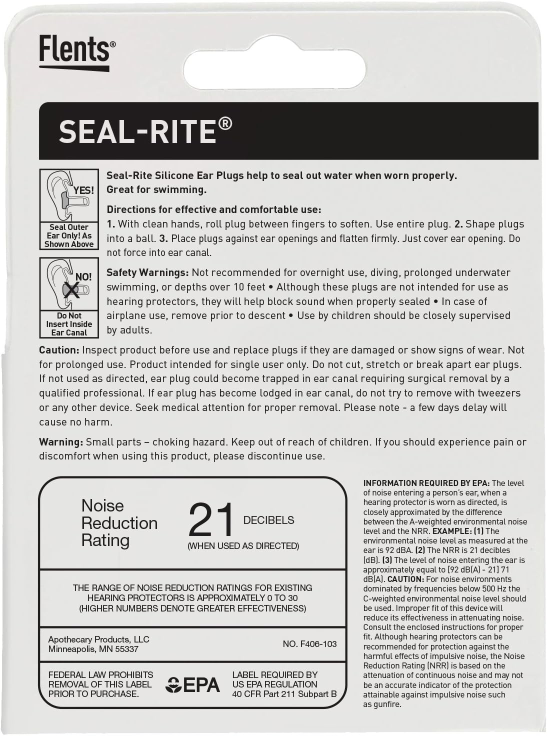Flents Protechs Seal Rite Moldable Silicone Putty Ear Plugs-023185061031-LR-338798-4-LR eShop