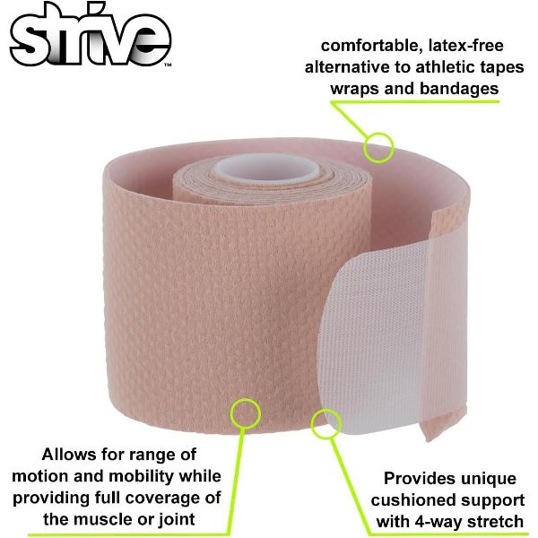 Flents Strive Ultra Athletic Tape - 2.5 in x 60 in-079573108789-LR-361531-6-LR eShop