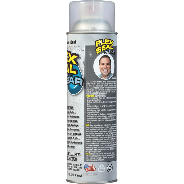 FLEX SEAL Liquid Rubber Sealant Coating Spray - Clear, 14 oz-855647003200-LR-357315-2-LR eShop