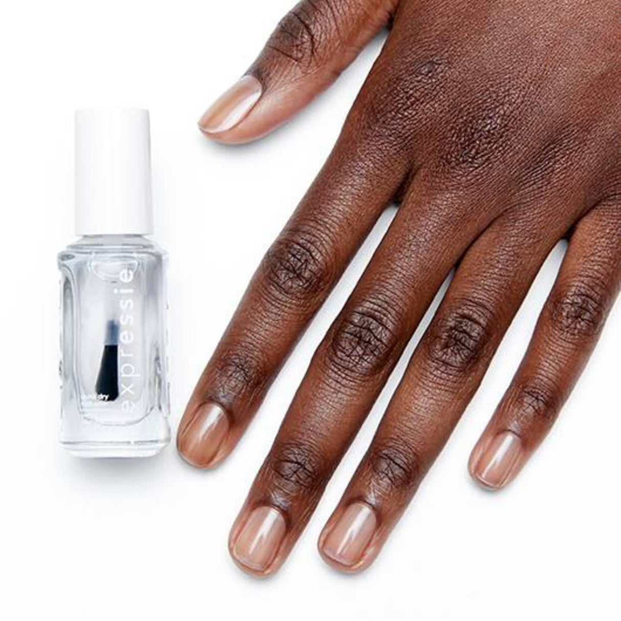 essie Expressie Quick-Dry Nail Polish, Clear Nail Polish, Always Transparent, 0.33 fl oz