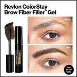 CLR STAY BROW FIBER FILL D BRN