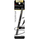 L'Oreal Paris Infallible Super Slim Long-Lasting Liquid Eyeliner, Black, 0.034 fl. oz.