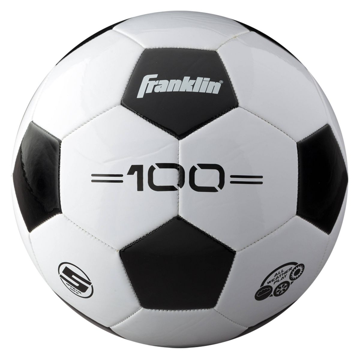 Franklin Sports Traditional Style Youth Soccer Ball, Size 5-025725065592-LR-250275-2-LR eShop