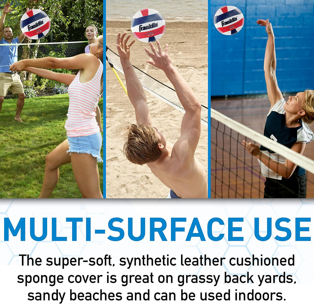 Franklin Super Soft Spike Volleyball - Assorted Colors-025725249473-LR-250269-5-LR eShop