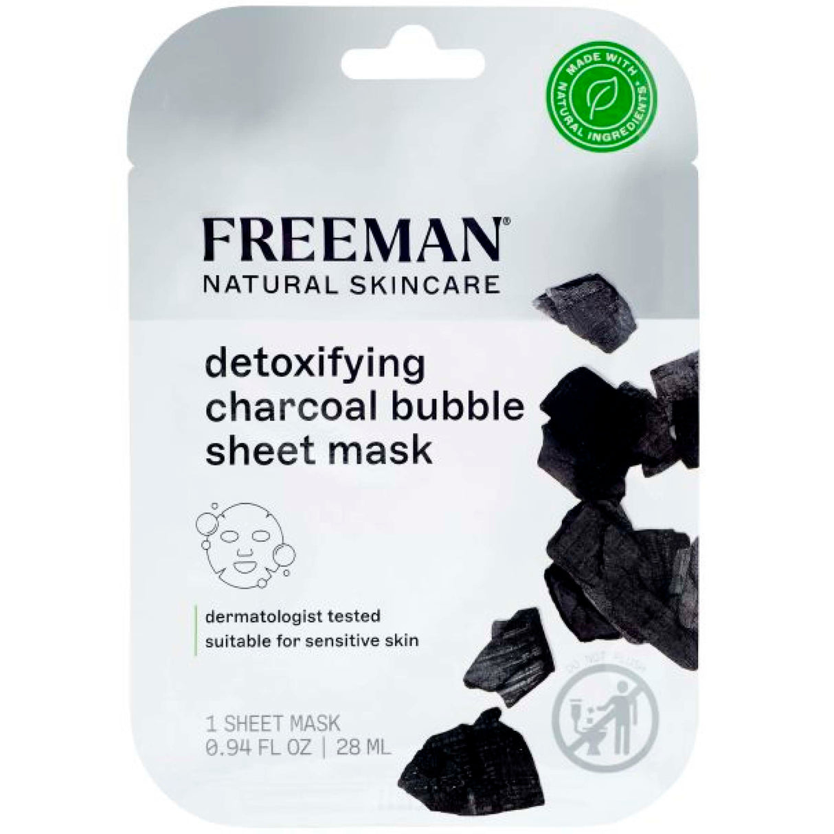 Freeman Essentials Charcoal & Green Tea Detoxifying Face Sheet Mask for Oily Skin-079625432428-LR-353621-1-LR eShop