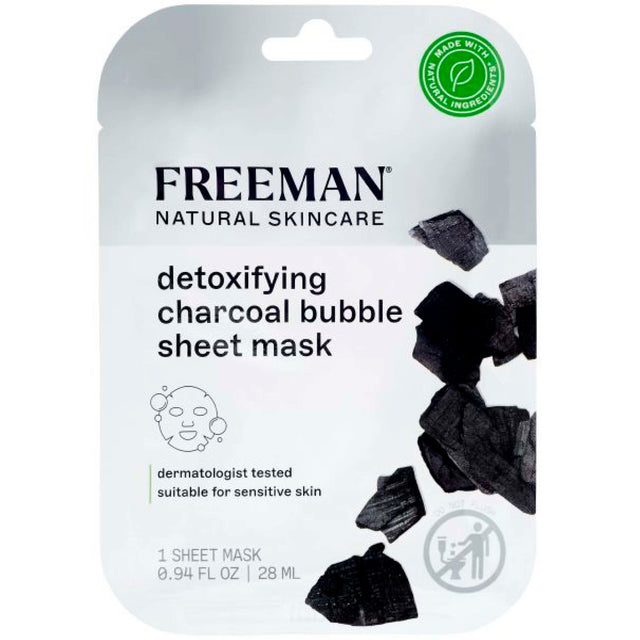 Freeman Essentials Charcoal & Green Tea Detoxifying Face Sheet Mask for Oily Skin-079625432428-LR-353621-1-LR eShop