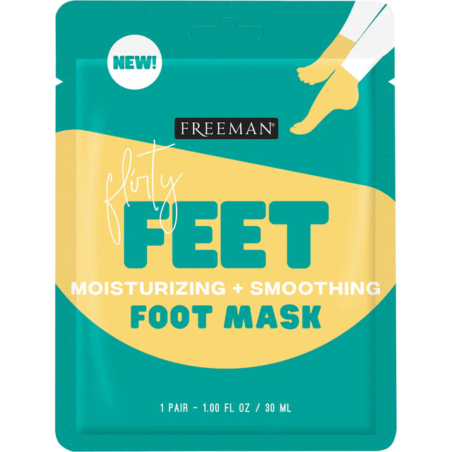 FREEMAN Flirty Feet Moisturizing and Smoothing Foot Mask, 1 count-079625427776-LR-345758-1-LR eShop