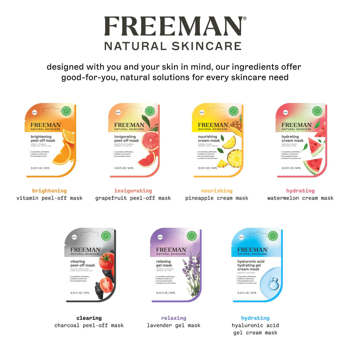 FREEMAN Natural Skincare Hydrating Hyaluronic Acid Gel Cream Mask-079625436839-LR-353622-6-LR eShop