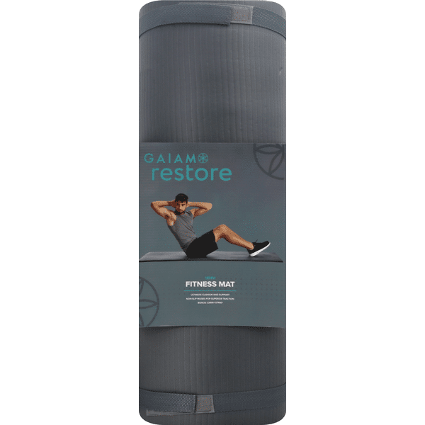 GAIAM Restore Fitness Mat, 15mm-018713621122-LR-316457-1-LR eShop