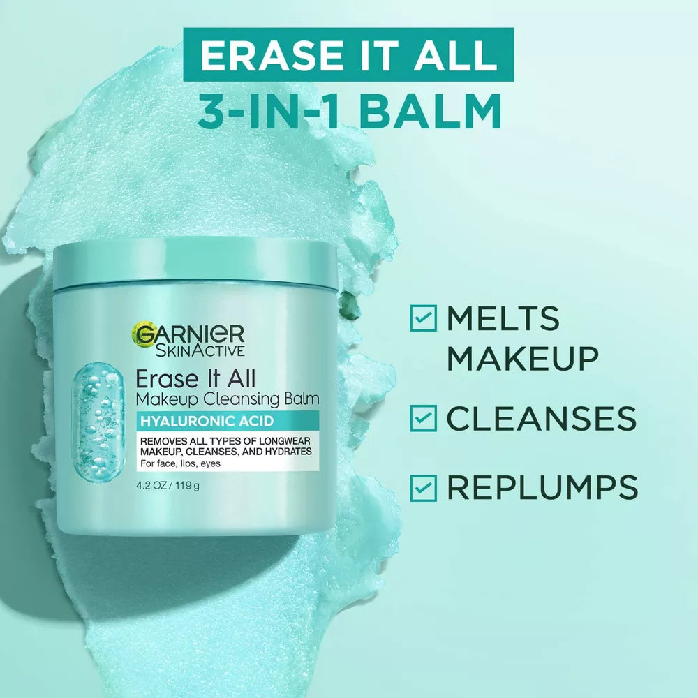 Garnier Erase It All Makeup Cleansing Balm with Hyaluronic Acid, 4.2 oz-603084087389-LR-361979-3-LR eShop