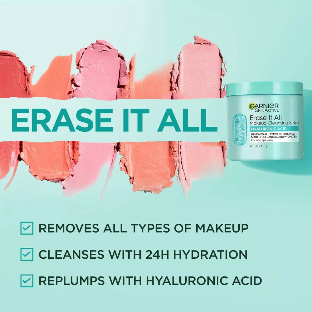 Garnier Erase It All Makeup Cleansing Balm with Hyaluronic Acid, 4.2 oz-603084087389-LR-361979-6-LR eShop