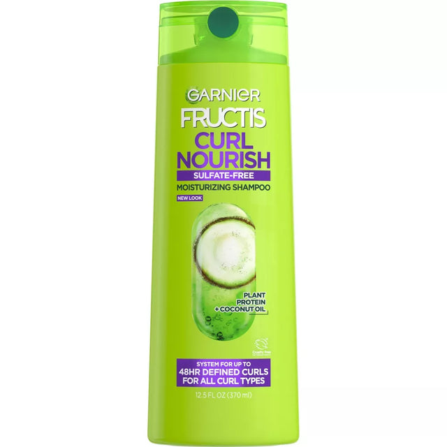 Garnier Fructis Curl Nourish Sulfate-Free Shampoo, 12.5 oz-603084491896-LR-310187-1-LR eShop