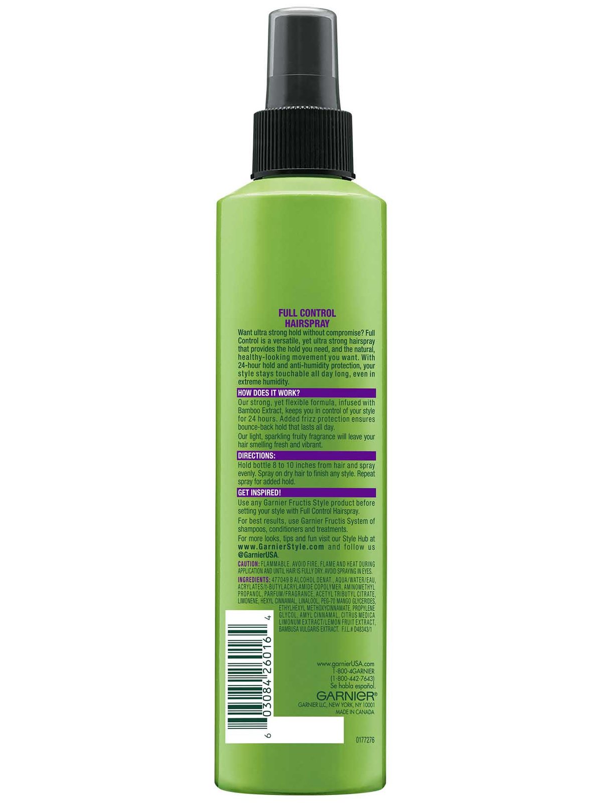 Garnier Fructis Full Control Anti-Humidity Non Aerosol Hairspray, 8.5 oz-603084260164-LR-361670-2-LR eShop