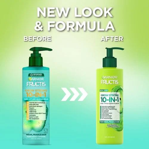 Garnier Fructis Grow Strong 10-In-1 Leave-In Treatment, 12 oz-603084071401-LR-361652-3-LR eShop