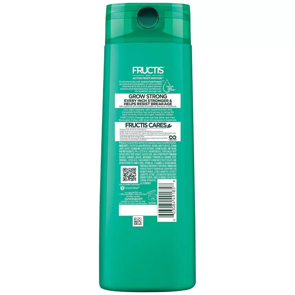 Garnier Fructis Grow Strong Fortifying Shampoo, 12.5 oz-603084491834-LR-310179-3-LR eShop