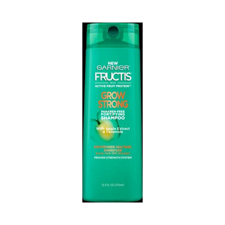 Garnier Fructis Grow Strong Shampoo, For Stronger, Healthier, Shinier Hair, 12.5 fl. oz.-603084491834-LR-310179-1-LR eShop