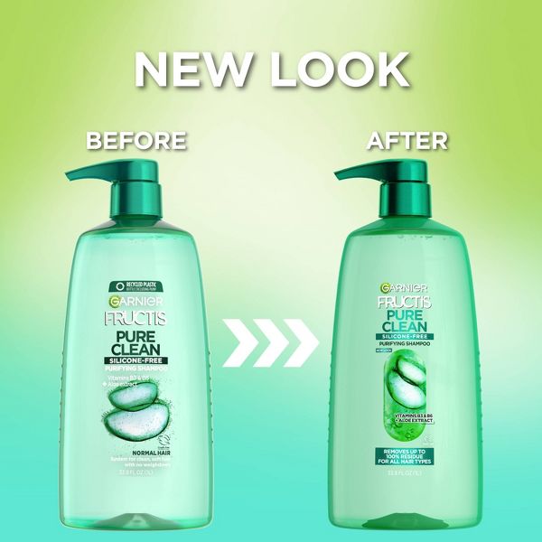 Garnier Fructis Pure Clean Aloe Extract Fortifying Shampoo, 33.8 oz-603084571239-LR-361697-6-LR eShop