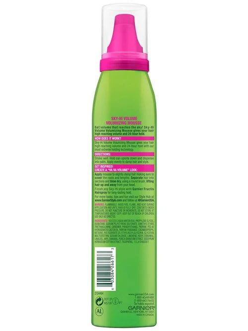 Garnier Fructis Sky-Hi Volume Mousse, 6.4 oz-603084266173-LR-251480-2-LR eShop