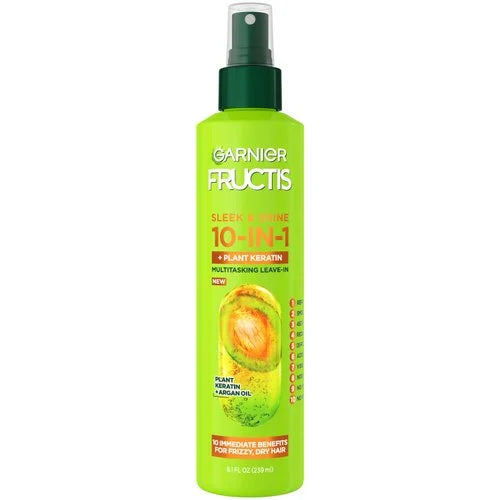 Garnier Fructis Sleek & Shine 10-in-1 Leave-In Spray, 8.1 oz-603084078547-LR-361654-1-LR eShop