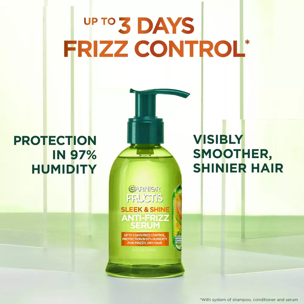 Garnier Fructis Sleek & Shine Anti-Frizz Serum, 5.1 oz-603084267675-LR-251457-4-LR eShop