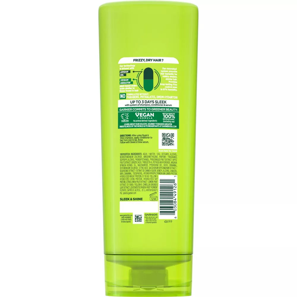 Garnier Fructis Sleek & Shine Smoothing Conditioner, 12 oz-603084491261-LR-310170-11-LR eShop