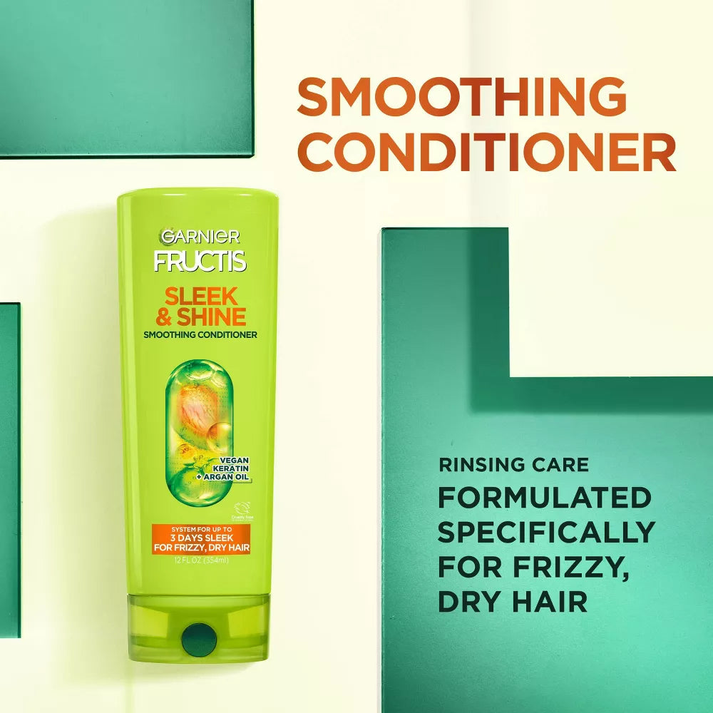 Garnier Fructis Sleek & Shine Smoothing Conditioner, 12 oz-603084491261-LR-310170-3-LR eShop