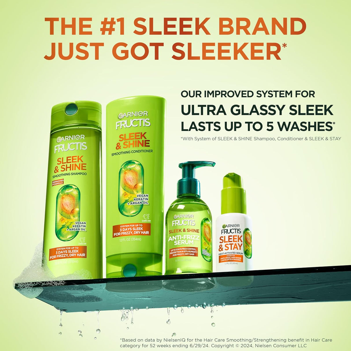 Garnier Fructis Sleek & Shine Smoothing Conditioner, 21 oz-603084491308-LR-310197-2-LR eShop