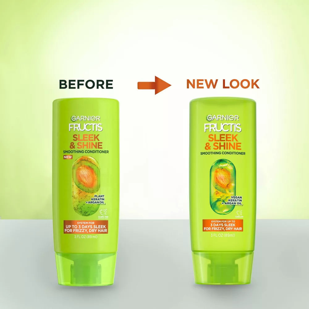 Garnier Fructis Sleek & Shine Smoothing Conditioner, 3 oz-603084350742-LR-268983-9-LR eShop