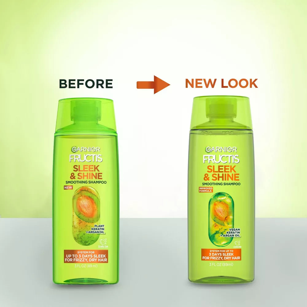 Garnier Fructis Sleek & Shine Smoothing Shampoo, 3 oz-603084350643-LR-268981-9-LR eShop