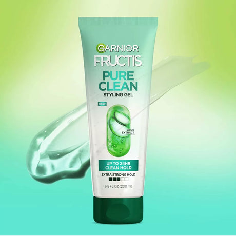 Garnier Fructis Style Pure Clean Extra Strong Hold Hair Gel, 6.8 oz-603084243723-LR-251476-2-LR eShop