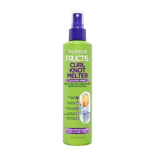 Garnier Fructis Sulfate-Free Curl Knot Melter Detangler Spray, 8.5 oz-603084092710-LR-361981-1-LR eShop