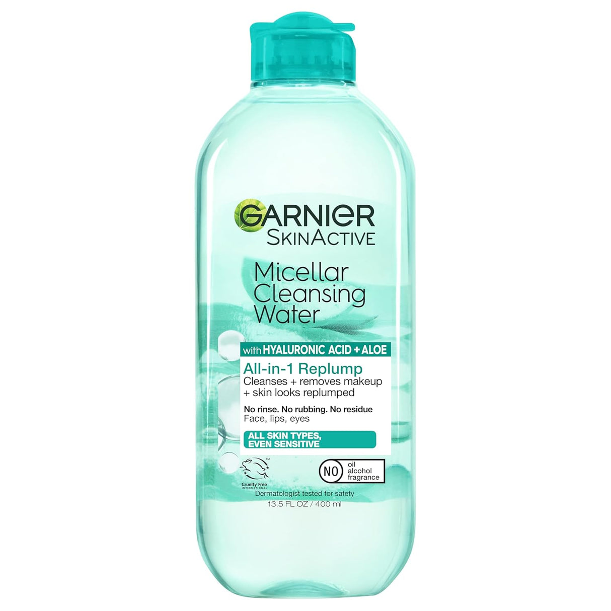 Garnier Hyaluronic Acid Hydrating and Plumping Makeup Remover Micellar Water, 13.5 oz-603084073825-LR-357196-1-LR eShop