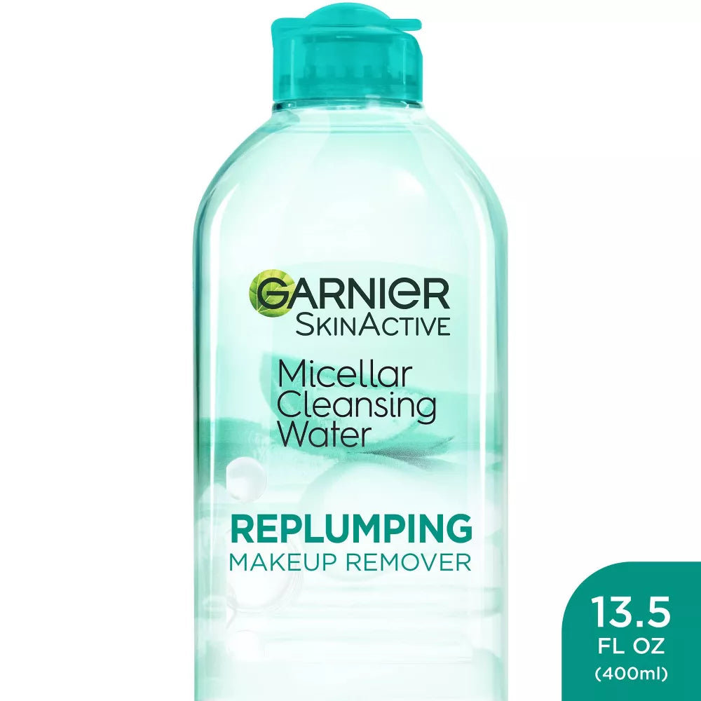 Garnier Hyaluronic Acid Hydrating and Plumping Makeup Remover Micellar Water, 13.5 oz-603084073825-LR-357196-2-LR eShop