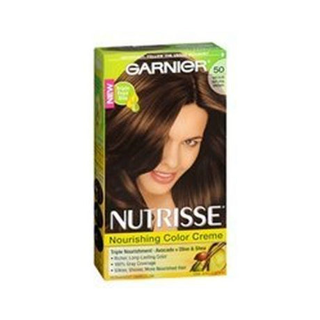 Garnier Nutrisse Nourishing Hair Color Creme, 50 Medium Natural Brown (Truffle), 1 kit-603084242702-LR-251514-1-LR eShop