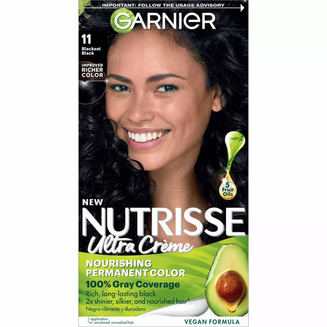 Garnier Nutrisse Nourishing Permanent Hair Color Creme - 11 Blackest Black-603084446759-LR-361806-1-LR eShop